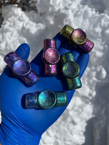 Crystallized Titanium Slim Pillar