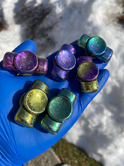 Crystallized Titanium Mini Slim Pillar